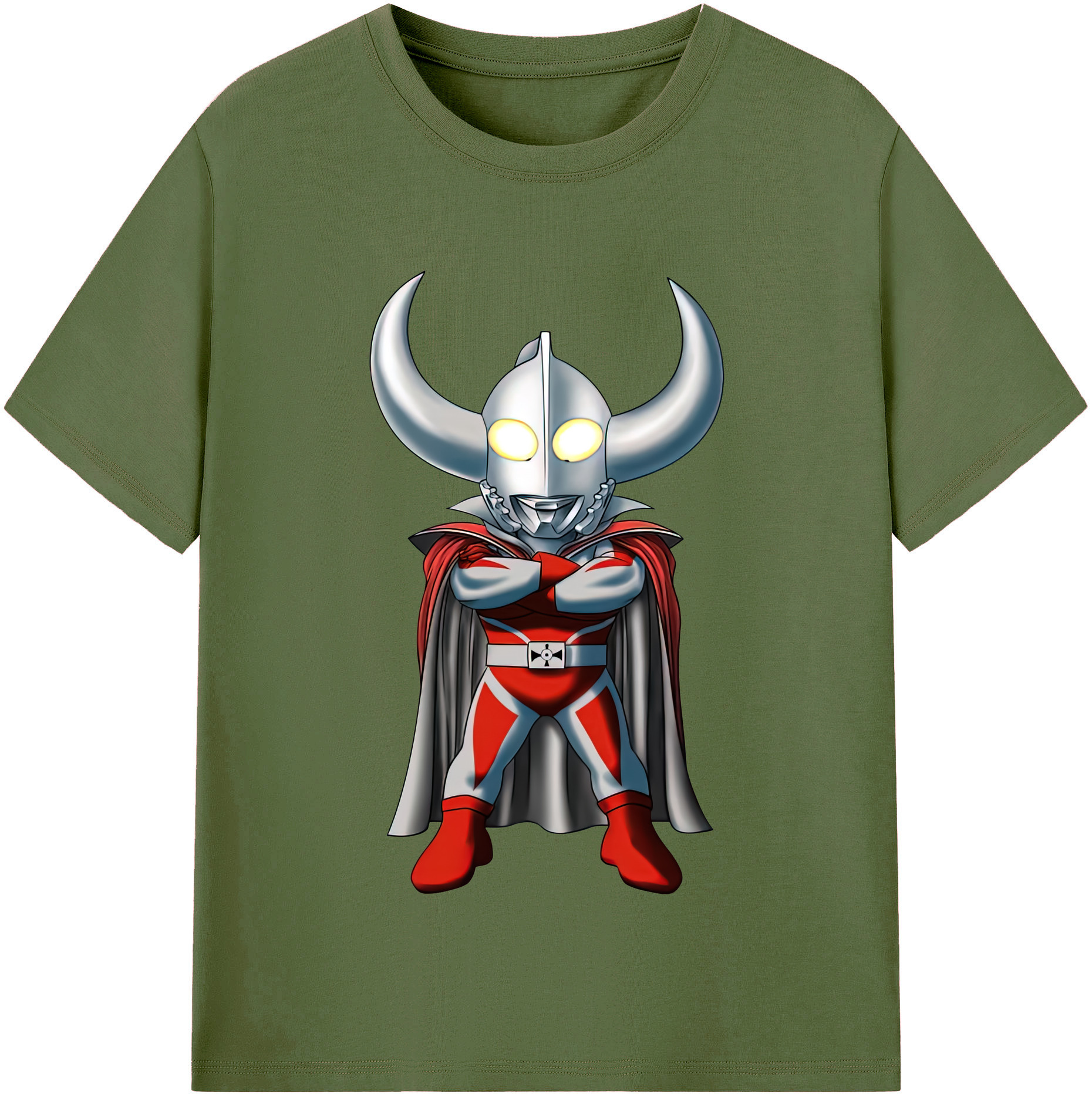 （画像用） ウルトラマン Ultraman 綿100％半袖Tシャツ（フロントプリント）